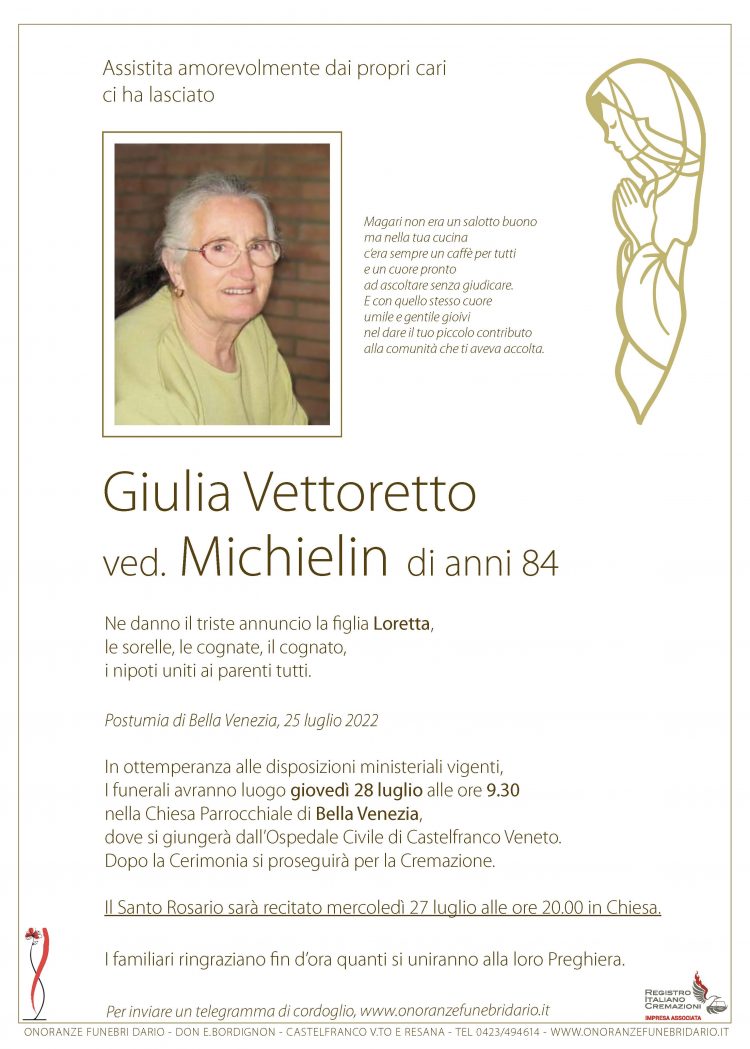 Giulia Vettoretto ved. Michielin