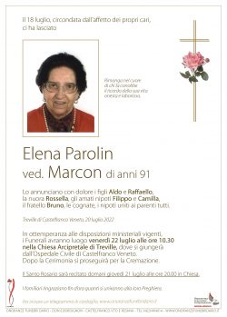 Elena Parolin ved. Marcon