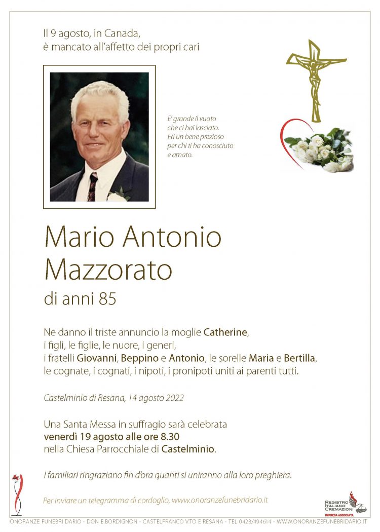 Mario Antonio Mazzorato
