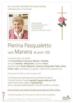 Pierina Pasqualetto ved. Manera