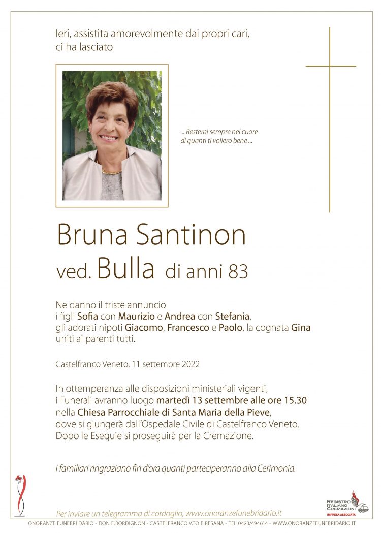 Bruna Santinon ved. Bulla