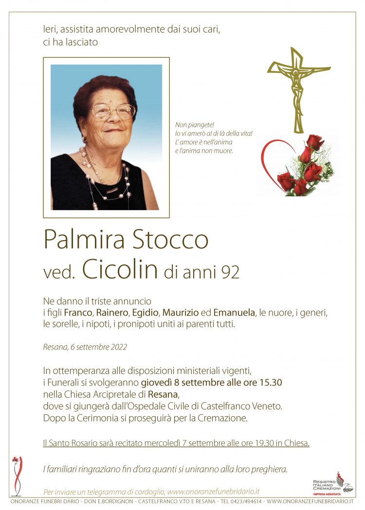 Palmira Stocco ved. Cicolin