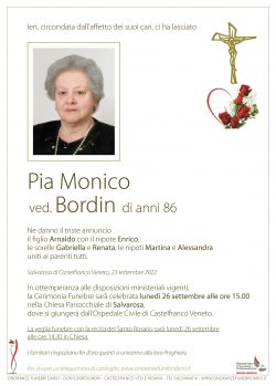 Pia Monico ved. Bordin