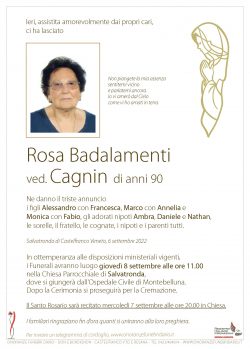 Rosa Badalamenti ved. Cagnin