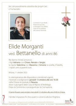 Elide Morganti ved. Bettanello