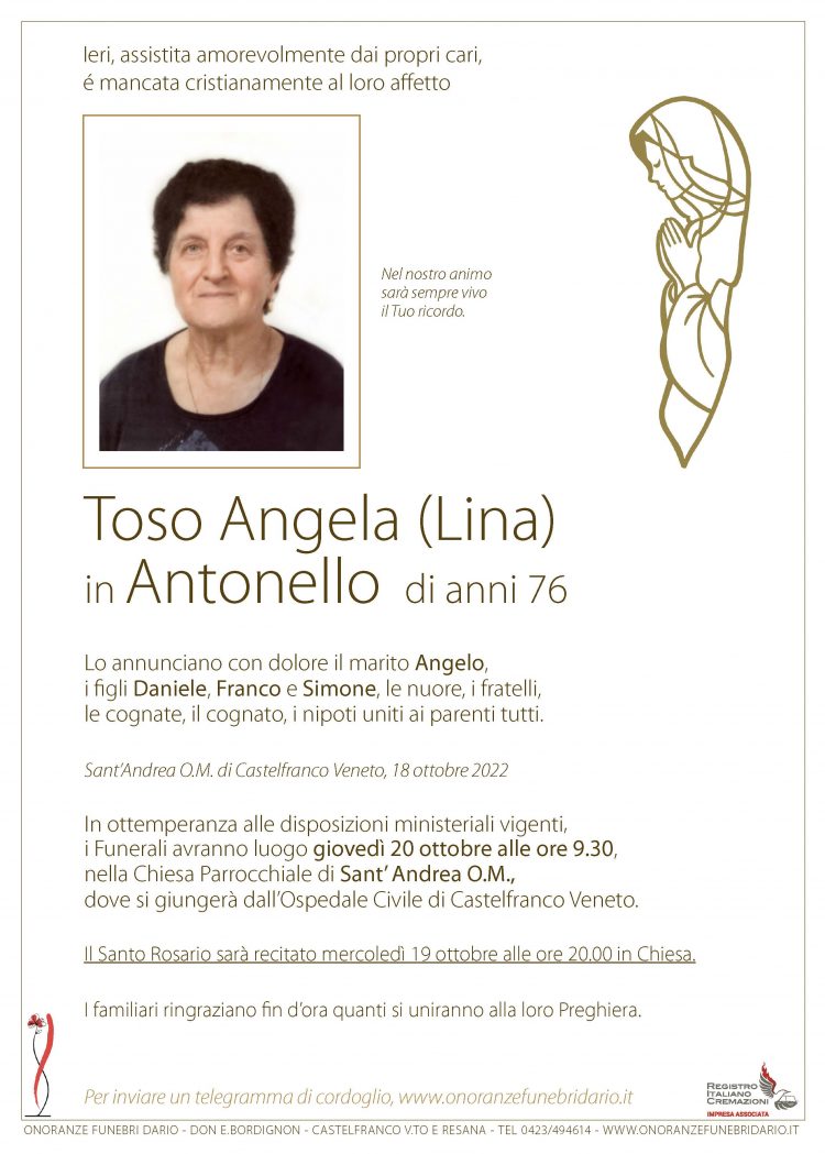 Toso Angela (Lina) in Antonello