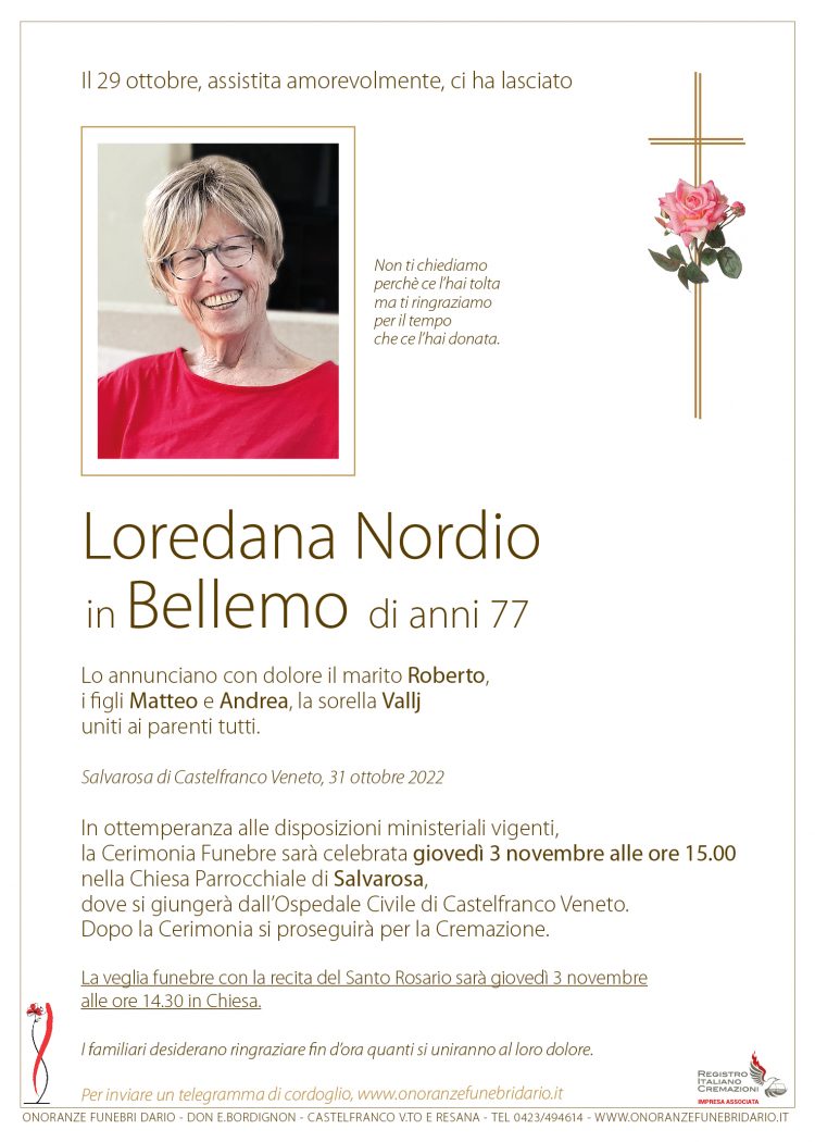 Loredana Nordio in Bellemo