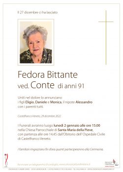 Fedora Bittante ved. Conte