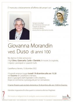 Giovanna Morandin ved. Duso