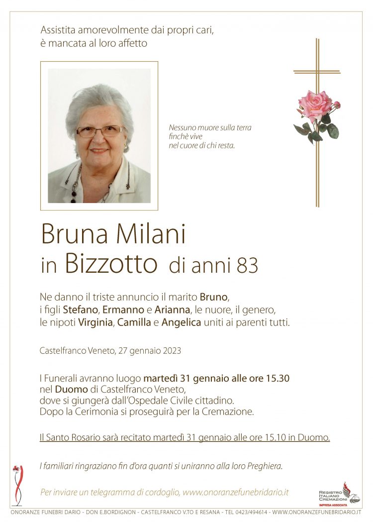 Bruna Milani in Bizzotto