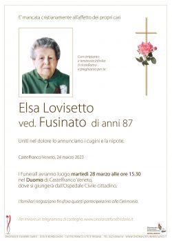 Elsa Lovisetto ved. Fusinato