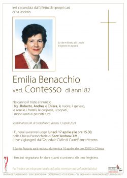 Emilia Benacchio ved. Contesso