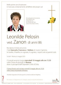 Leonilde Pelosin ved. Zanon