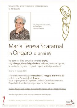 Maria Teresa Scaramal in Ongaro