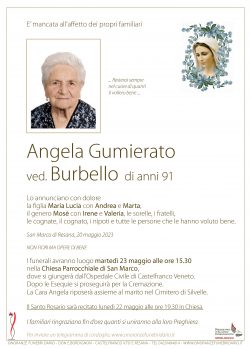 Angela Gumierato ved. Burbello