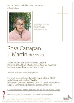 Rosa Cattapan in Martin