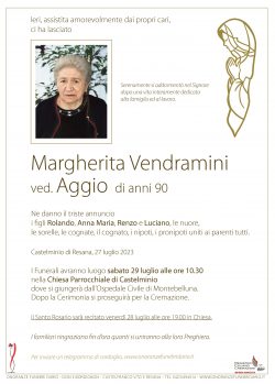 Margherita Vendramini ved. Aggio