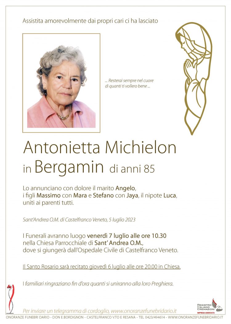 Antonietta Michielon in Bergamin