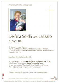 Delfina Soldà ved. Lazzaro