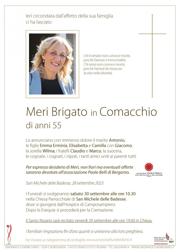 Meri Brigato in Comacchio