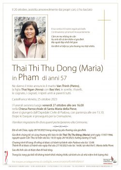 Thai Thi Thu Dong (Maria) in Pham