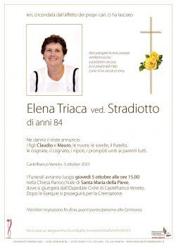 Elena Triaca ved. Stradiotto