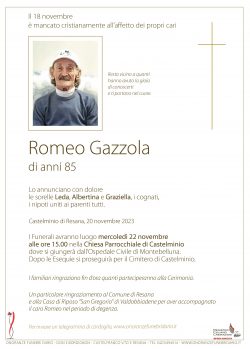 Romeo Gazzola