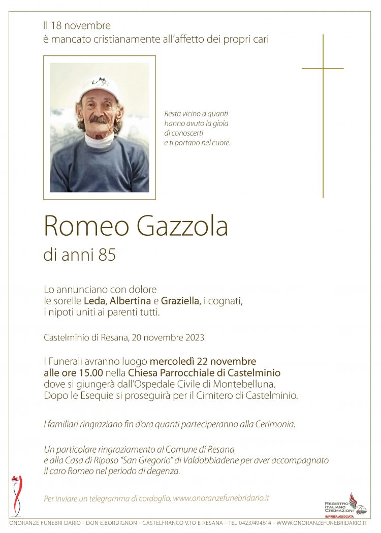 Romeo Gazzola