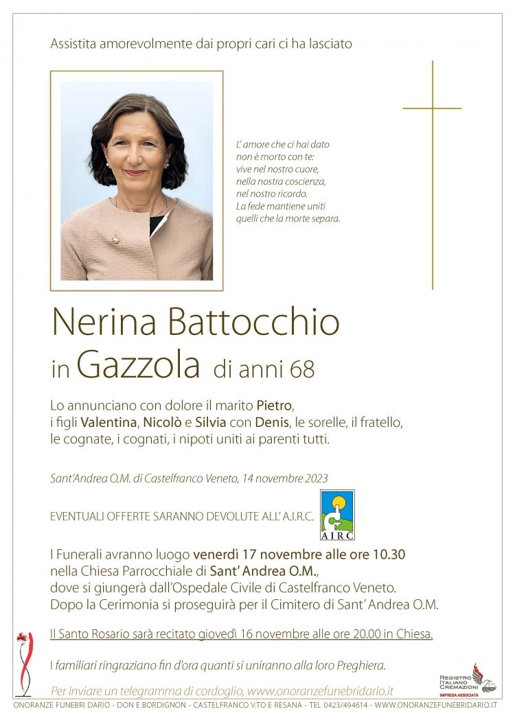 Nerina Battocchio in Gazzola