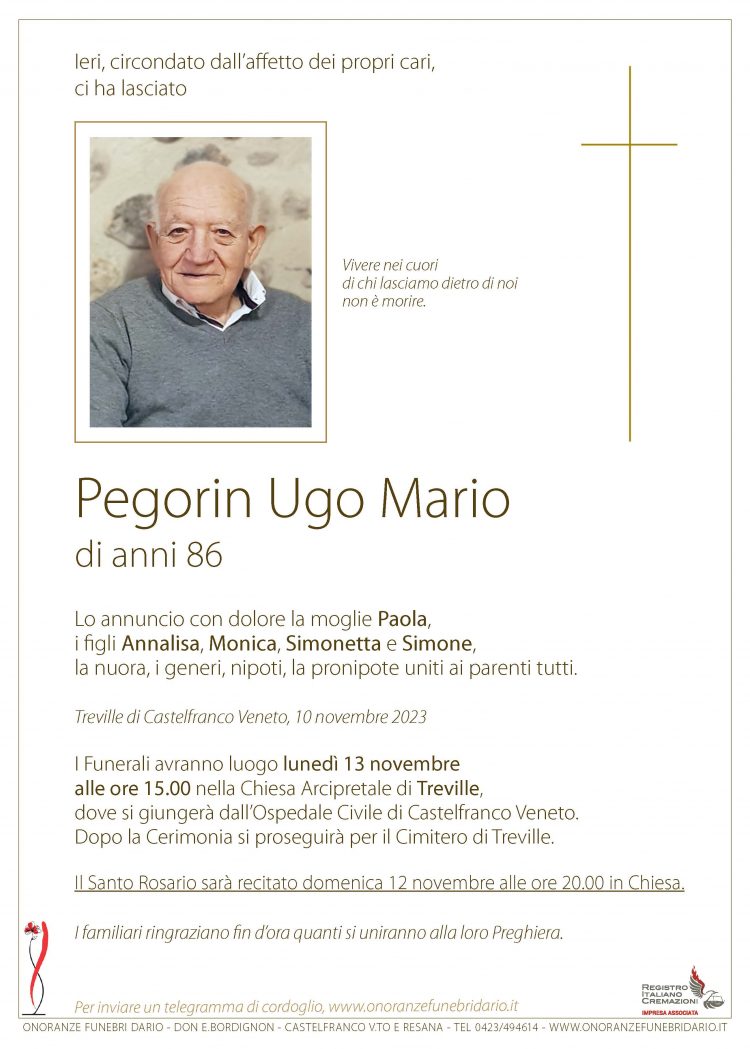 Pegorin Ugo Mario