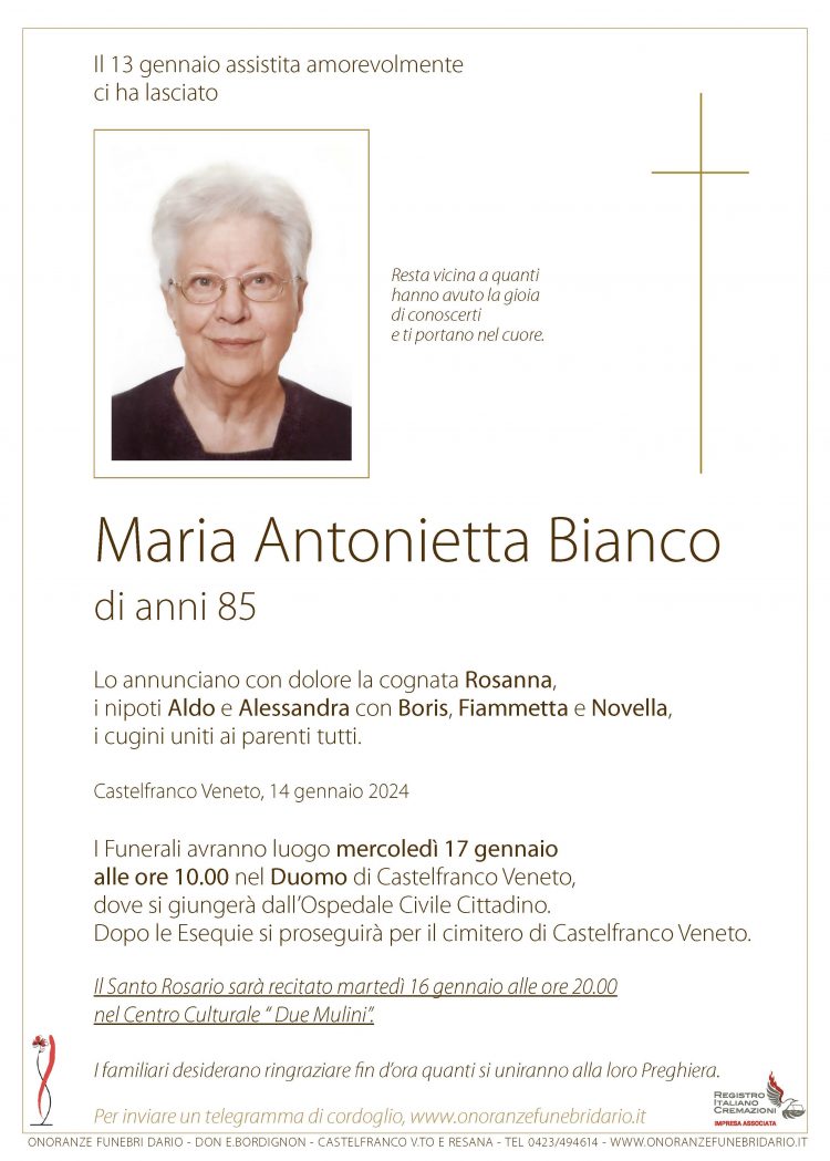 Maria Antonietta Bianco
