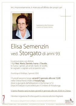 Elisa Semenzin ved. Storgato