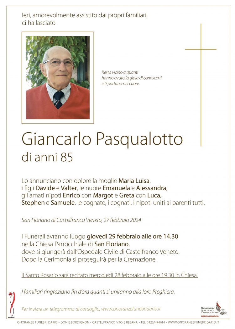 Giancarlo Pasqualotto