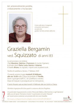 Graziella Bergamin ved. Squizzato