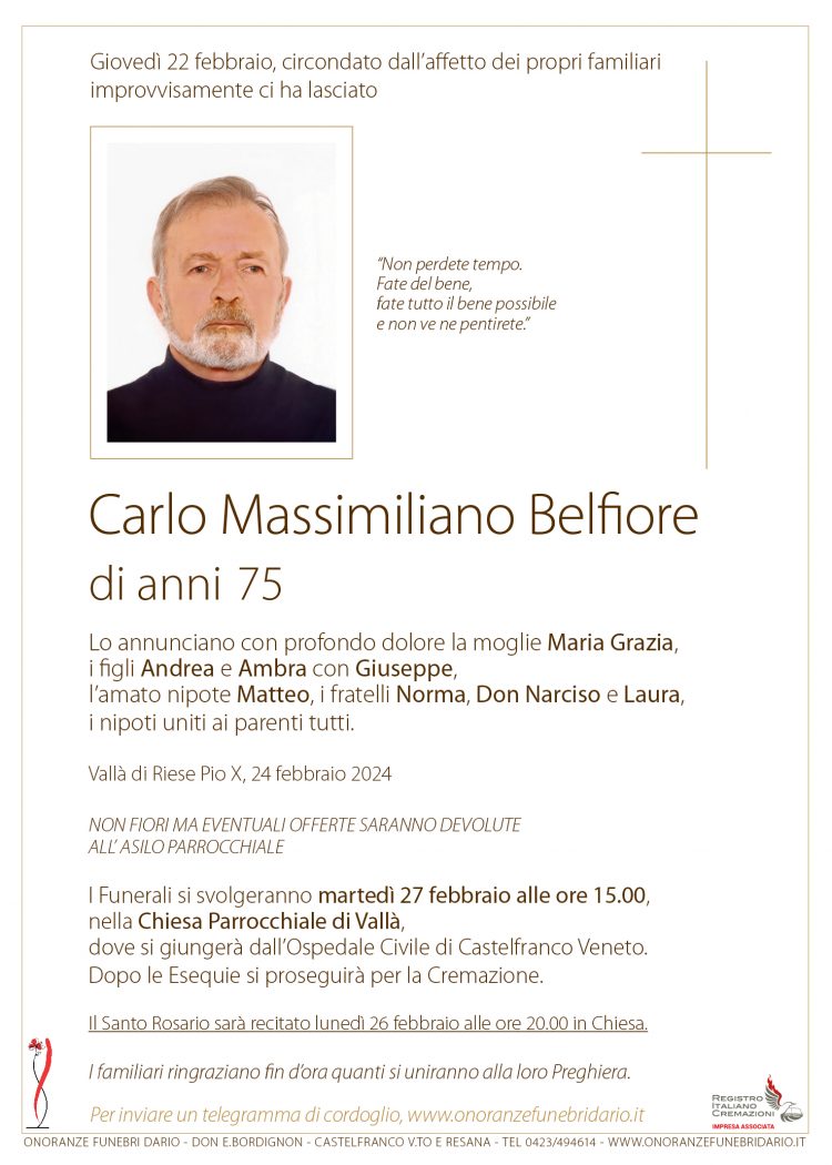 Carlo Massimiliano Belfiore