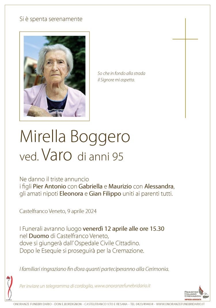 Mirella Boggero ved. Varo