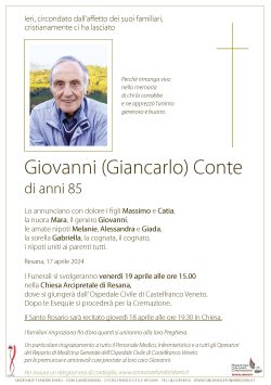 Giovanni (Giancarlo) Conte
