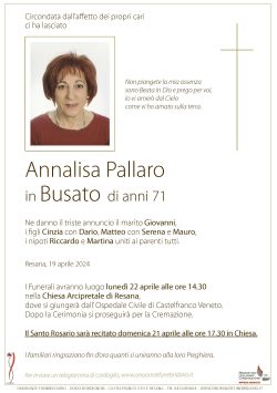 Annalisa Pallaro in Busato