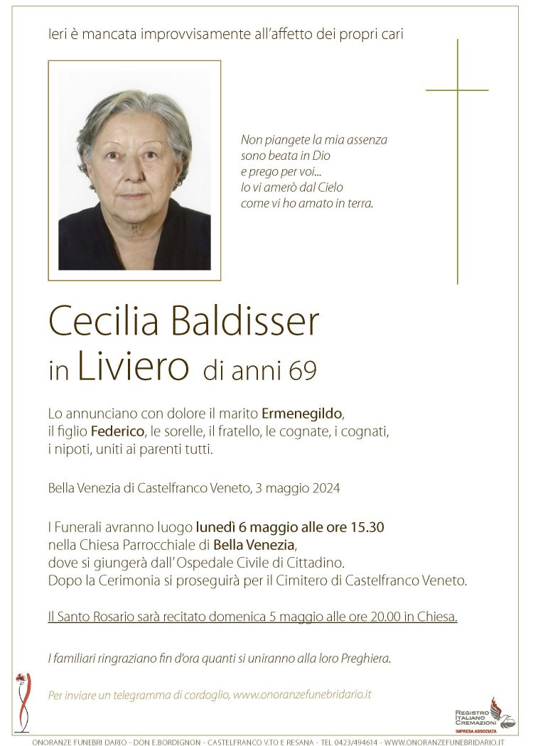 Cecilia Baldisser in Liviero