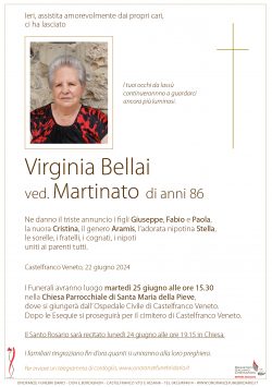 Virginia Bellai ved. Martinato