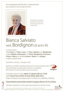 Bianca Salviato ved. Bordignon