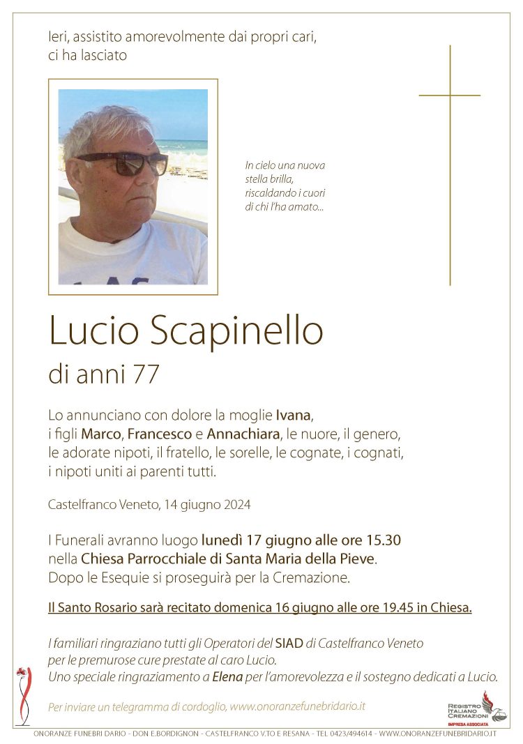 LUCIO SCAPINELLO