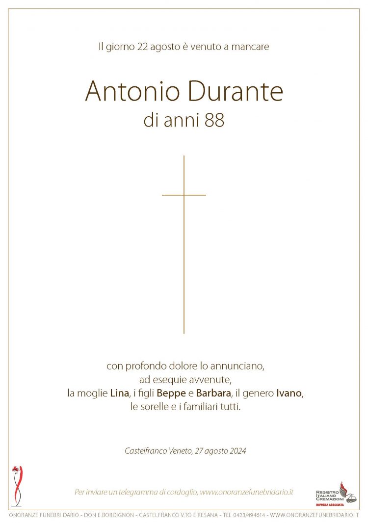 Antonio Durante