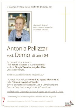 Antonia Pellizzari ved. Demo