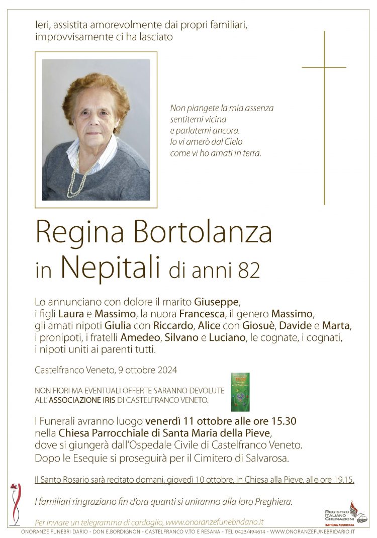 Regina Bortolanza in Nepitali