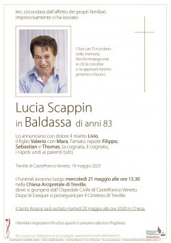 Lucia Scappin in Baldassa