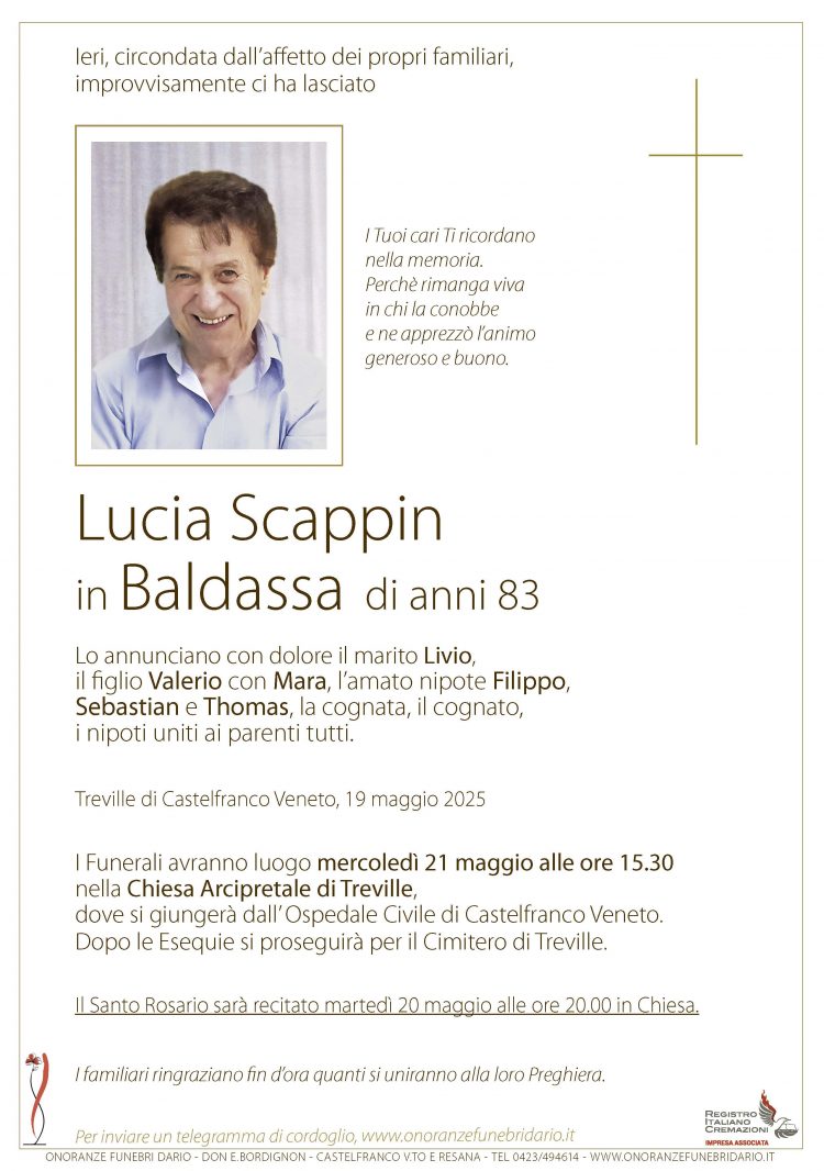 Lucia Scappin in Baldassa