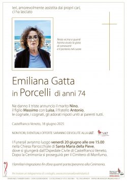 Emiliana Gatta in Porcelli