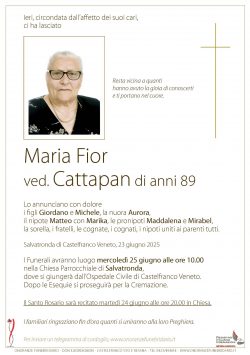 Maria Fior ved. Cattapan