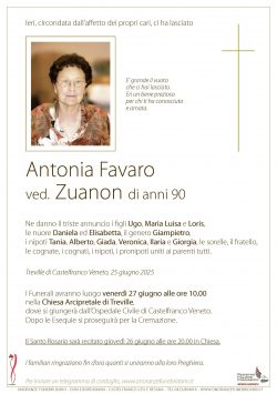 Antonia Favaro ved. Zuanon